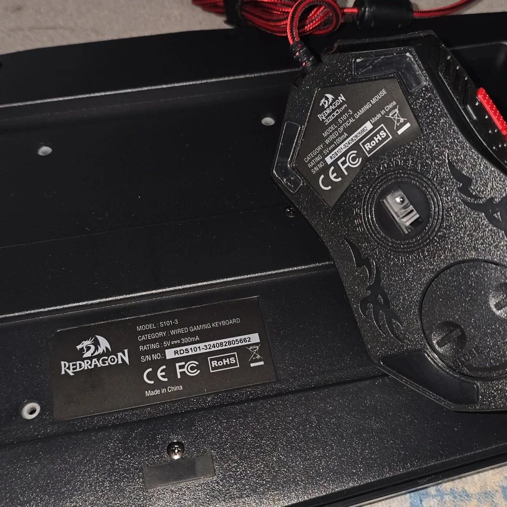 Redragon S101Wired Gaming Keyboard/ Mouse